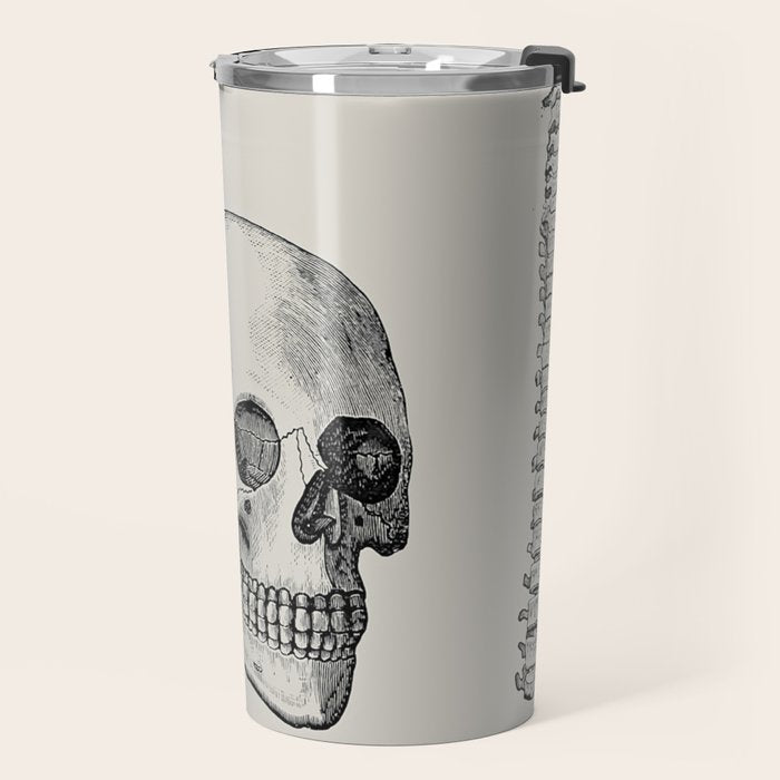 Illustrated and priced catalogue of superior surgical instruments Skull Sapine Ink Illustration Travel Mug Gallery Image 2
