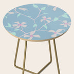 Floral Clematis Vine - Cool Summer Side Table Gallery Image 2
