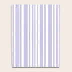 Classic Stripes XXVIII - Lilac Purple Notebook Gallery Image 4