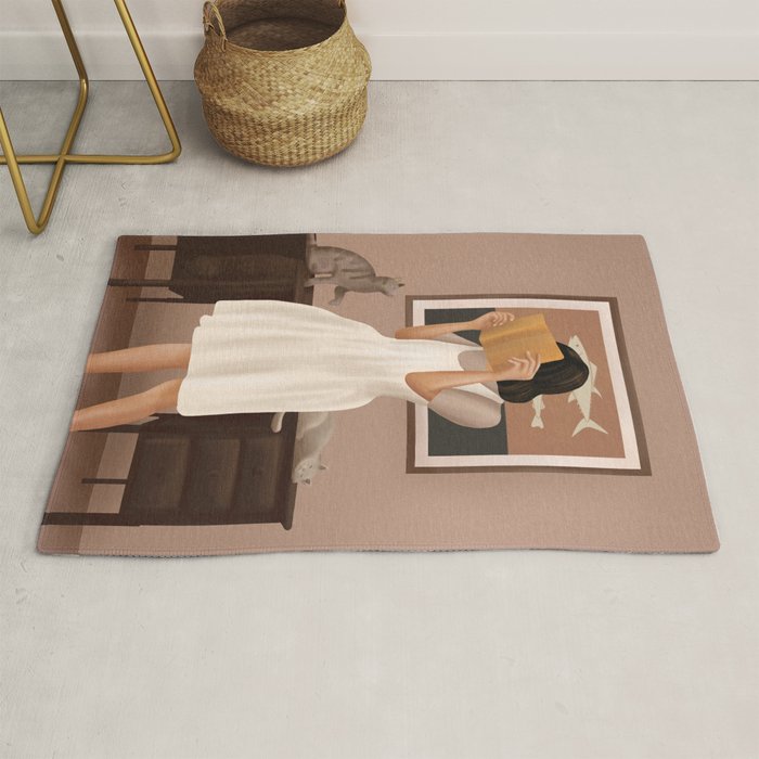 Losing Myself in a Book Rug Gallery Image 1