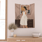 Losing Myself in a Book Wall Tapestry Gallery Image 2