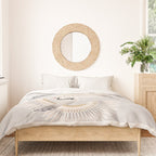 traditional Japanese cranes bright illustration Duvet Cover Gallery Image 3