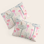 Block print scandinavian meadow Pillow Sham Gallery Image 3