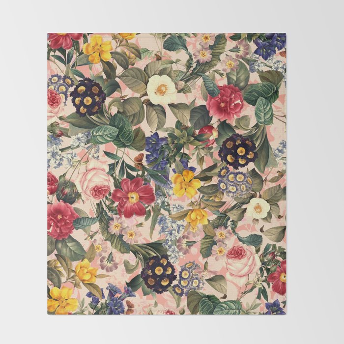 Magical Garden XVIII Throw Blanket Gallery Image 2