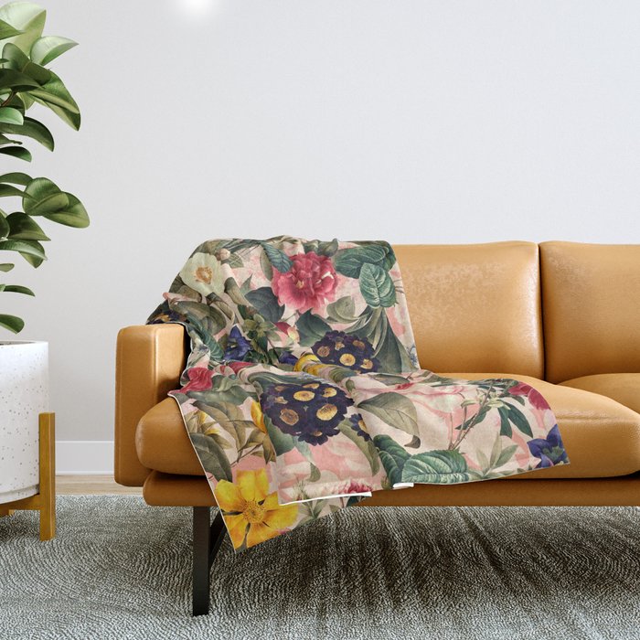 Magical Garden XVIII Throw Blanket Gallery Image 1