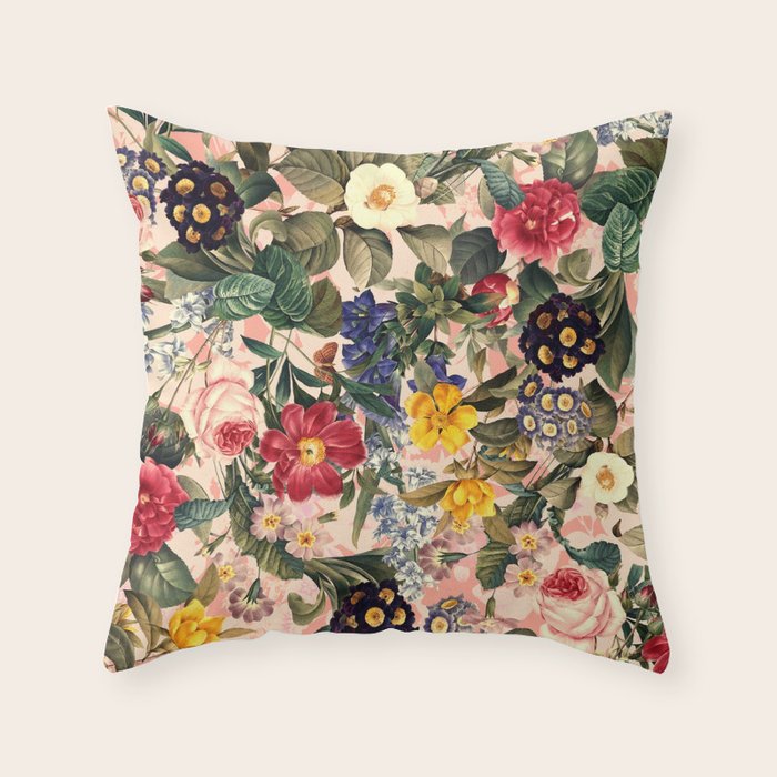 Magical Garden XVIII Throw Pillow Gallery Image 6