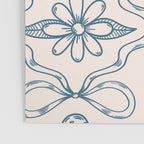 Spring Toile Print in Blue Poster Gallery Image 3