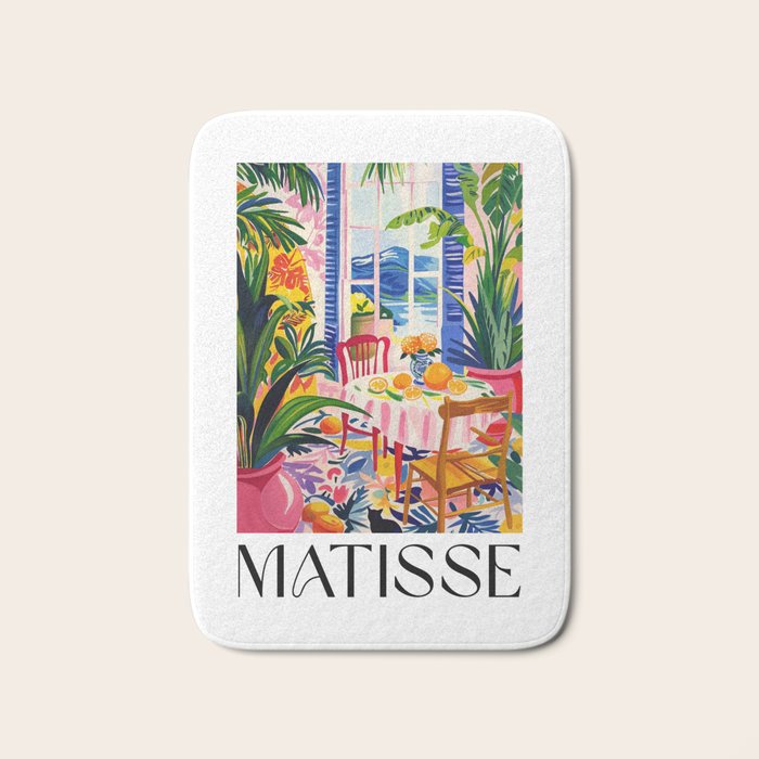 Tropical Brunch - Matisse Inspired Bath Mat Gallery Image 1