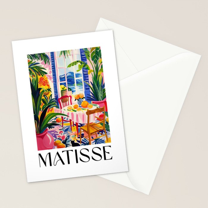 Tropical Brunch - Matisse Inspired Stationery Card Gallery Image 2