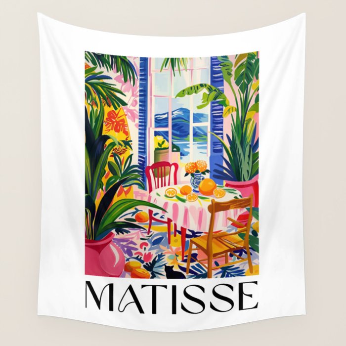 Tropical Brunch - Matisse Inspired Wall Tapestry Gallery Image 4
