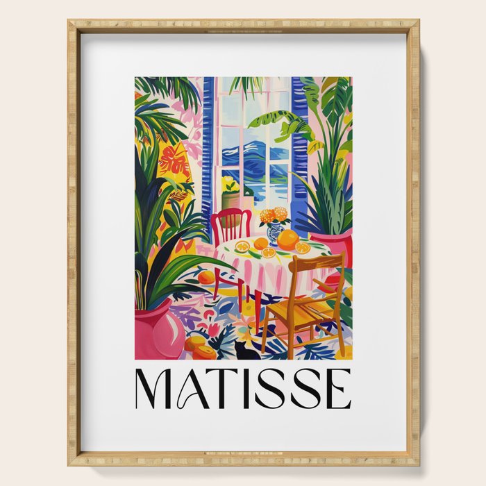 Tropical Brunch - Matisse Inspired Serving Tray Gallery Image 1