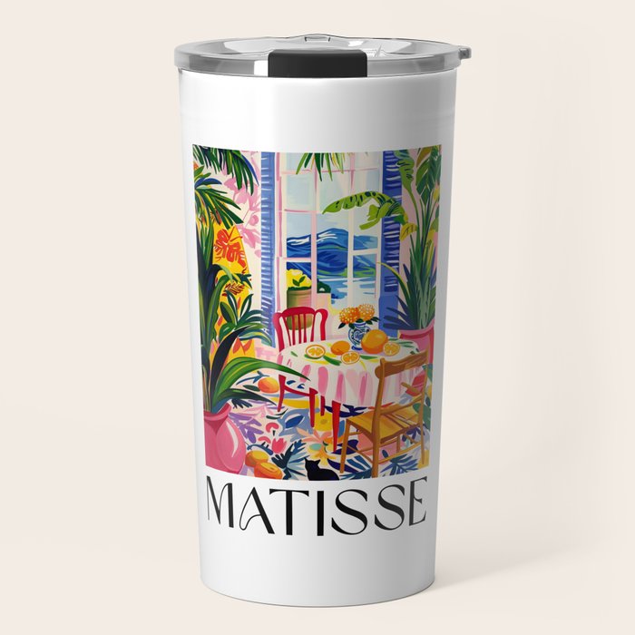 Tropical Brunch - Matisse Inspired Travel Mug Gallery Image 1