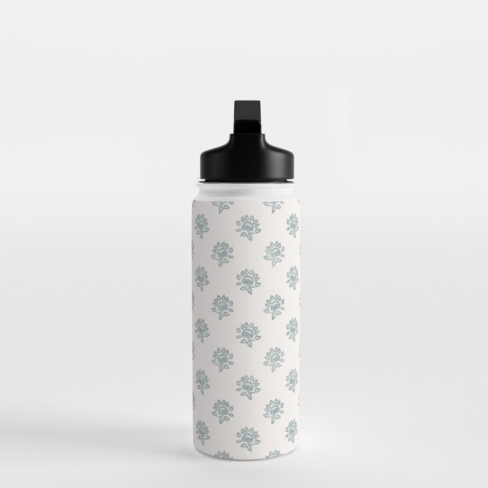 Small Distressed Block Print - Seaglass Water Bottle Gallery Image 3