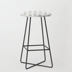 Small Distressed Block Print - Seaglass Stool Gallery Image 1