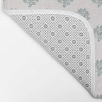 Small Distressed Block Print - Seaglass Bath Mat Gallery Image 2