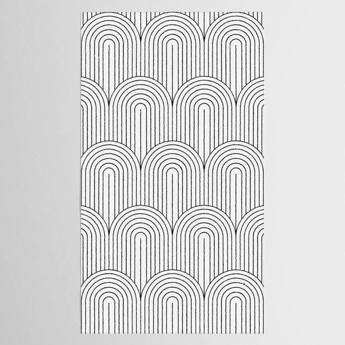 Art Deco Arch Pattern IX Tablecloth Gallery Image 2