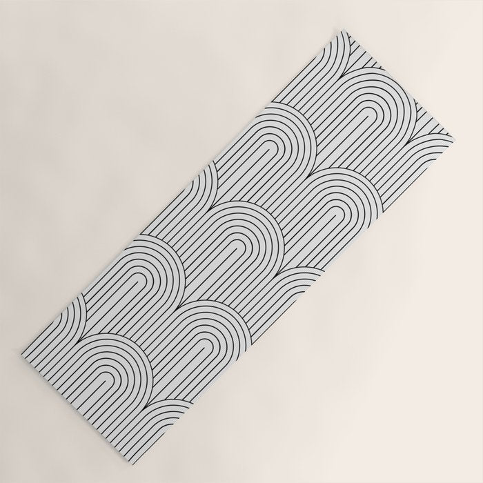 Art Deco Arch Pattern IX Yoga Mat Gallery Image 1