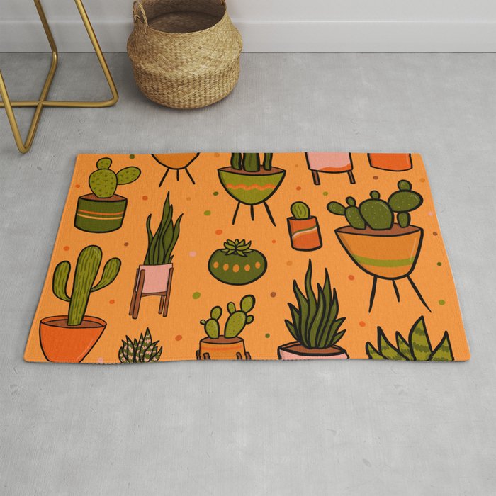 Modern Cactus Rug Gallery Image 1