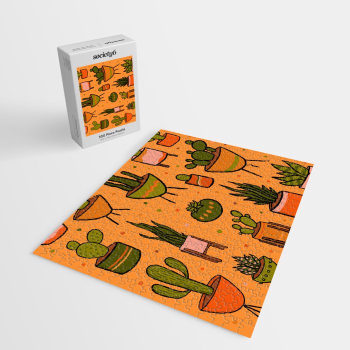 Modern Cactus Jigsaw Puzzle Gallery Image 2