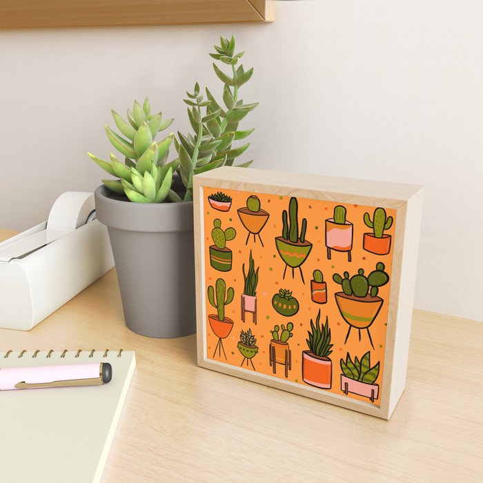 Modern Cactus Mini Art Print Gallery Image 2