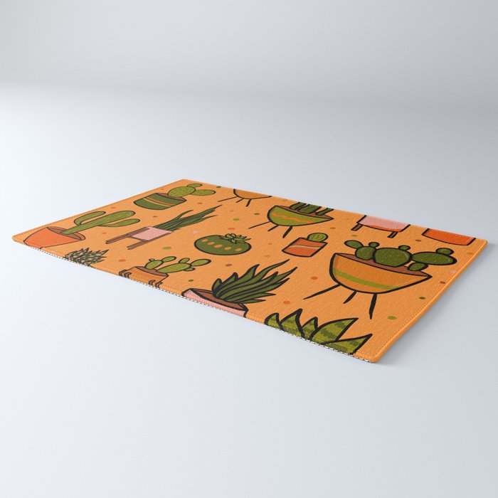 Modern Cactus Rug Gallery Image 3