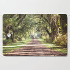 Louisiana Landscape Spanish Moss and Live Oaks Cutting Board Gallery Image 1