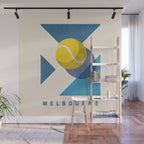 BALLS - Tennis - Grand Slam - Melbourne Wall Mural Gallery Image 1