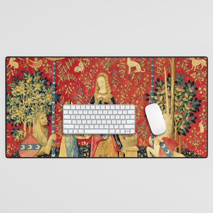 Lady and the Unicorn - Smell Desk Mat Gallery Image 1