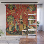 Lady and the Unicorn - Smell Wall Mural Gallery Image 1