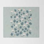 Cat and Plant 77 Throw Blanket Gallery Image 2