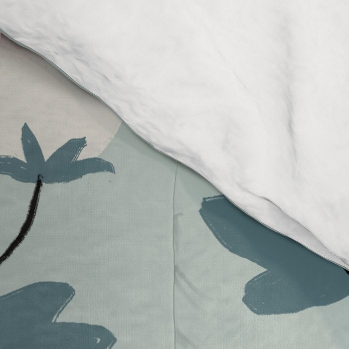 Cat and Plant 77 Comforter Gallery Image 4