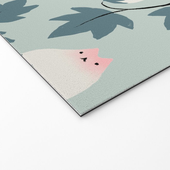 Cat and Plant 77 Welcome Mat Gallery Image 2