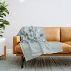 Cat and Plant 77 Throw Blanket Gallery Image 1
