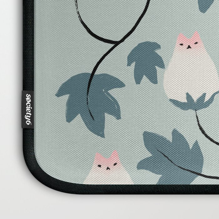 Cat and Plant 77 Laptop Sleeve Gallery Image 3