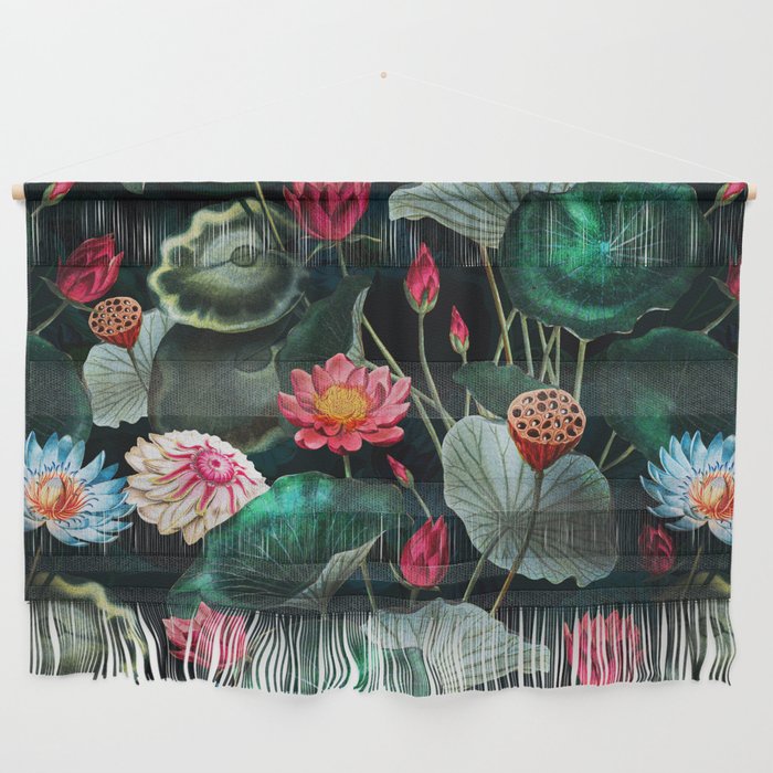 Water Lily - Night Wall Hanging Gallery Image 1