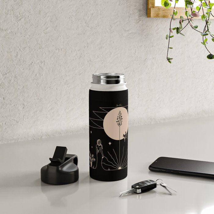It Was All A Dream - Black & Tan Water Bottle Gallery Image 5