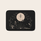 It Was All A Dream - Black & Tan Bath Mat Gallery Image 1