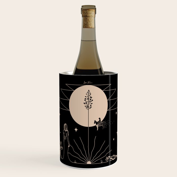 It Was All A Dream - Black & Tan Wine Chiller Gallery Image 1