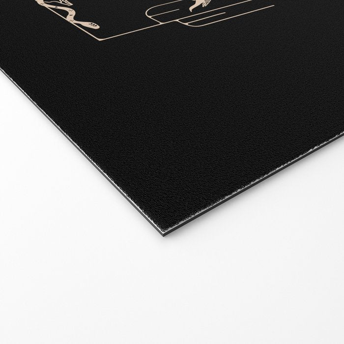 It Was All A Dream - Black & Tan Welcome Mat Gallery Image 2