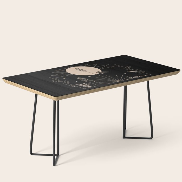 It Was All A Dream - Black & Tan Coffee Table Gallery Image 1