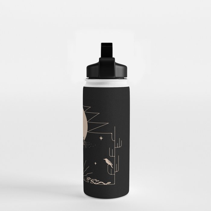 It Was All A Dream - Black & Tan Water Bottle Gallery Image 2