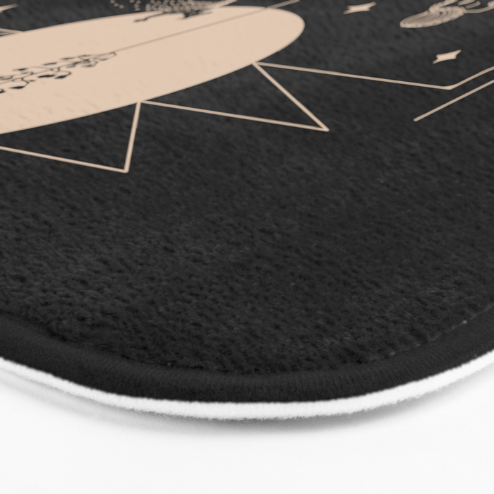 It Was All A Dream - Black & Tan Bath Mat Gallery Image 3