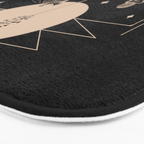 It Was All A Dream - Black & Tan Bath Mat Gallery Image 3