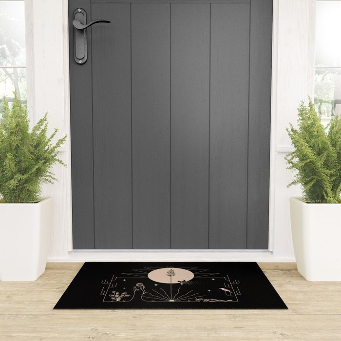 It Was All A Dream - Black & Tan Welcome Mat Gallery Image 3