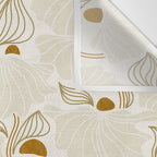 calming essentials Natural flow meadow ivory Wall Tapestry Gallery Image 3