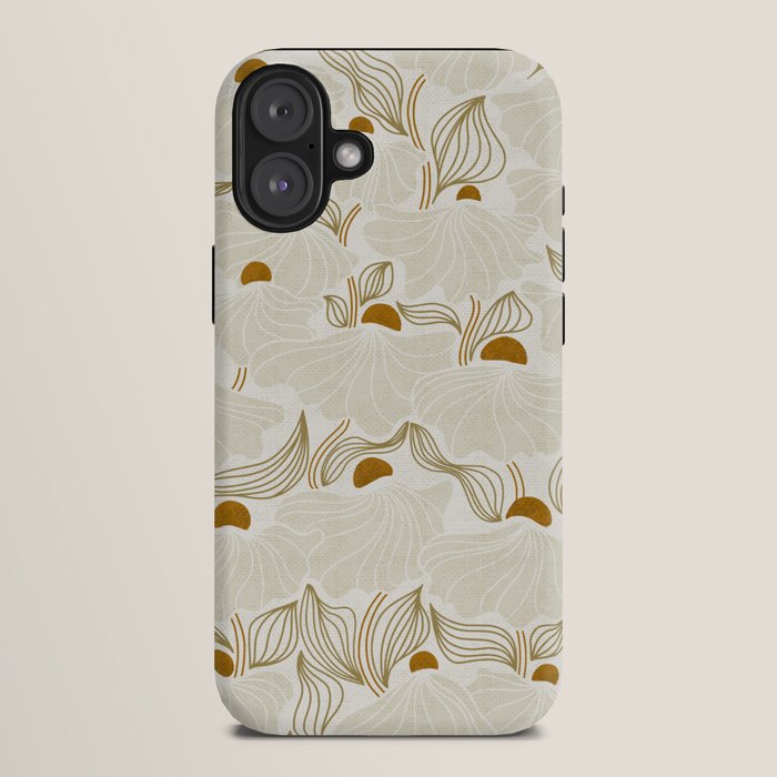 calming essentials Natural flow meadow ivory iPhone Case Gallery Image 10