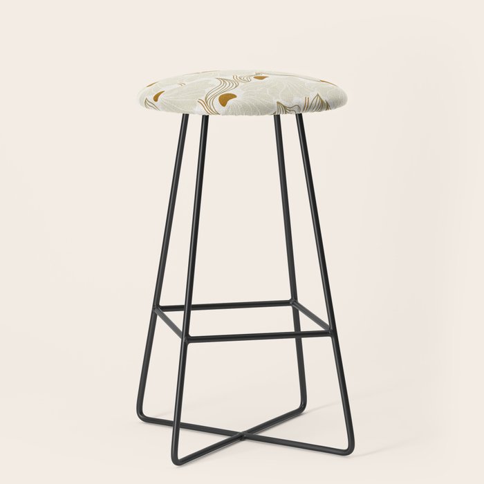 calming essentials Natural flow meadow ivory Stool Gallery Image 1