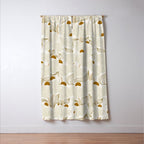 calming essentials Natural flow meadow ivory Window Curtain Gallery Image 3