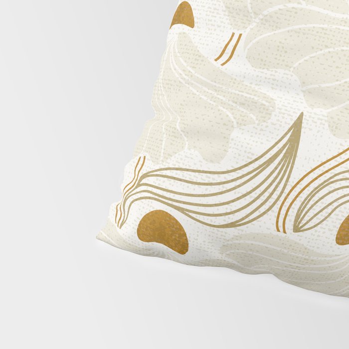 calming essentials Natural flow meadow ivory Pillow Sham Gallery Image 4
