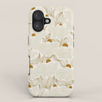 calming essentials Natural flow meadow ivory iPhone Case Gallery Image 1